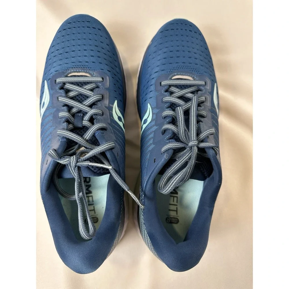Saucony Womens Guide 13 S10549-25‎ Aqua Blue Running Shoes Sneakers Size 10 EUC